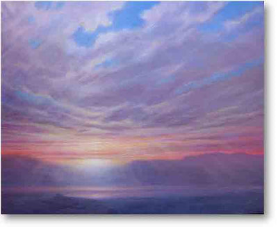 Sunrise After The Storm Painting by Derek Hare