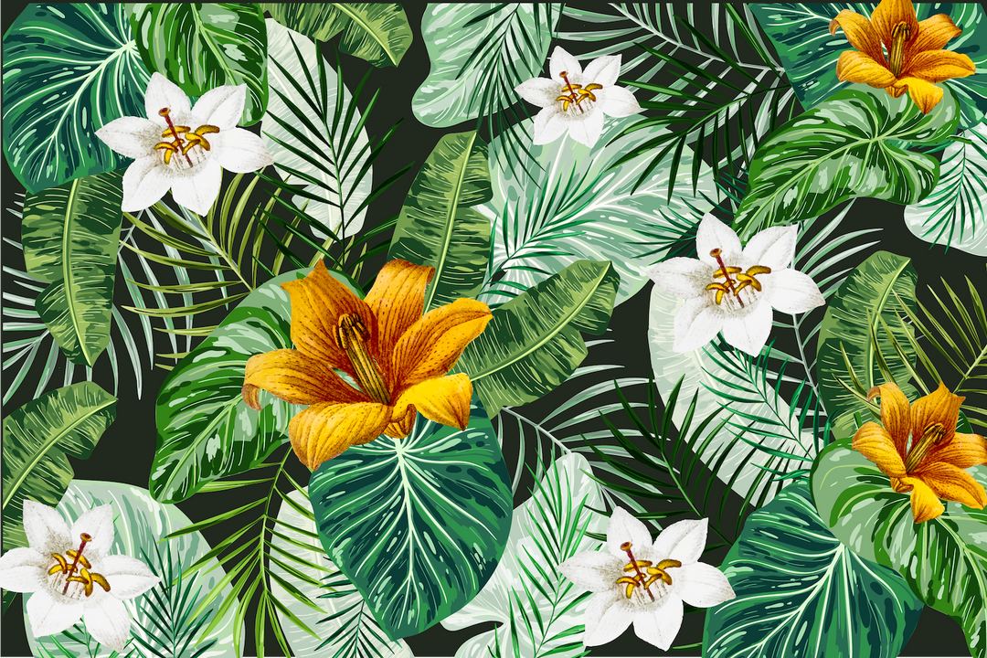 Canvas Print Tropical Flower Blossom