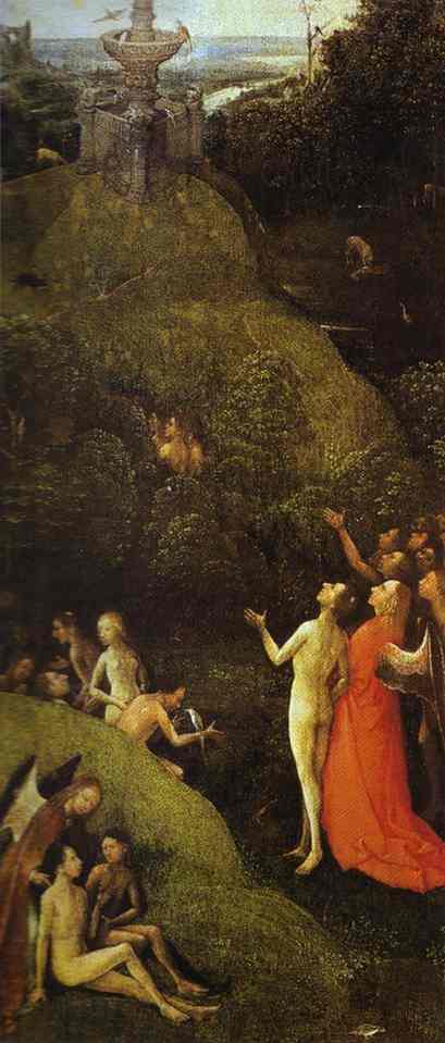 Terrestrial Paradise (Bosch) by Hieronymus Bosch I Blue Surf Art