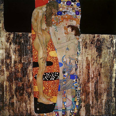 The Three Ages of Woman by Gustav Klimt 