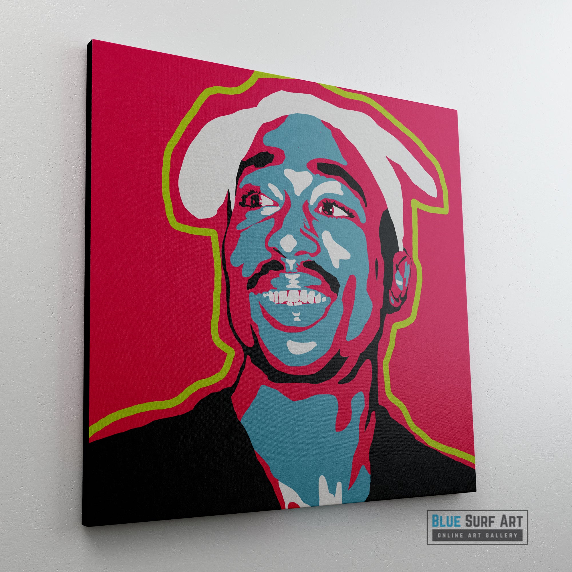 Tupac, Original Art Pop Art 2024 Fan Art Rapper Wall Art Wall Decoration