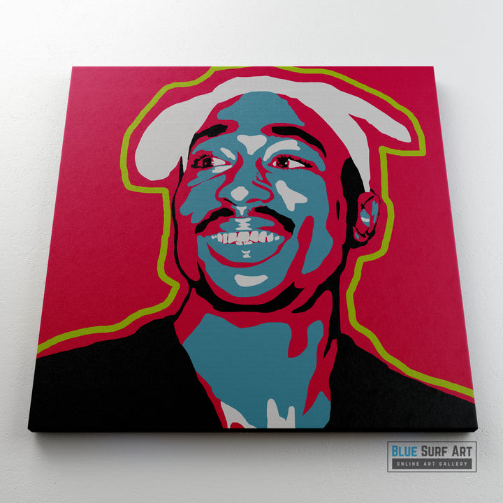 Tupac Shakur Canvas Art Painting