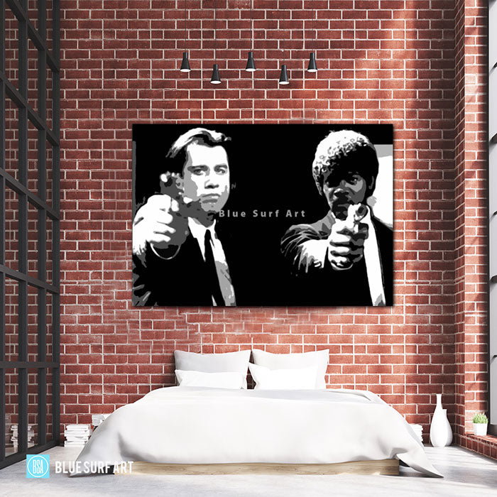 Vincent & Jules Black and White - Bed Room Showcase