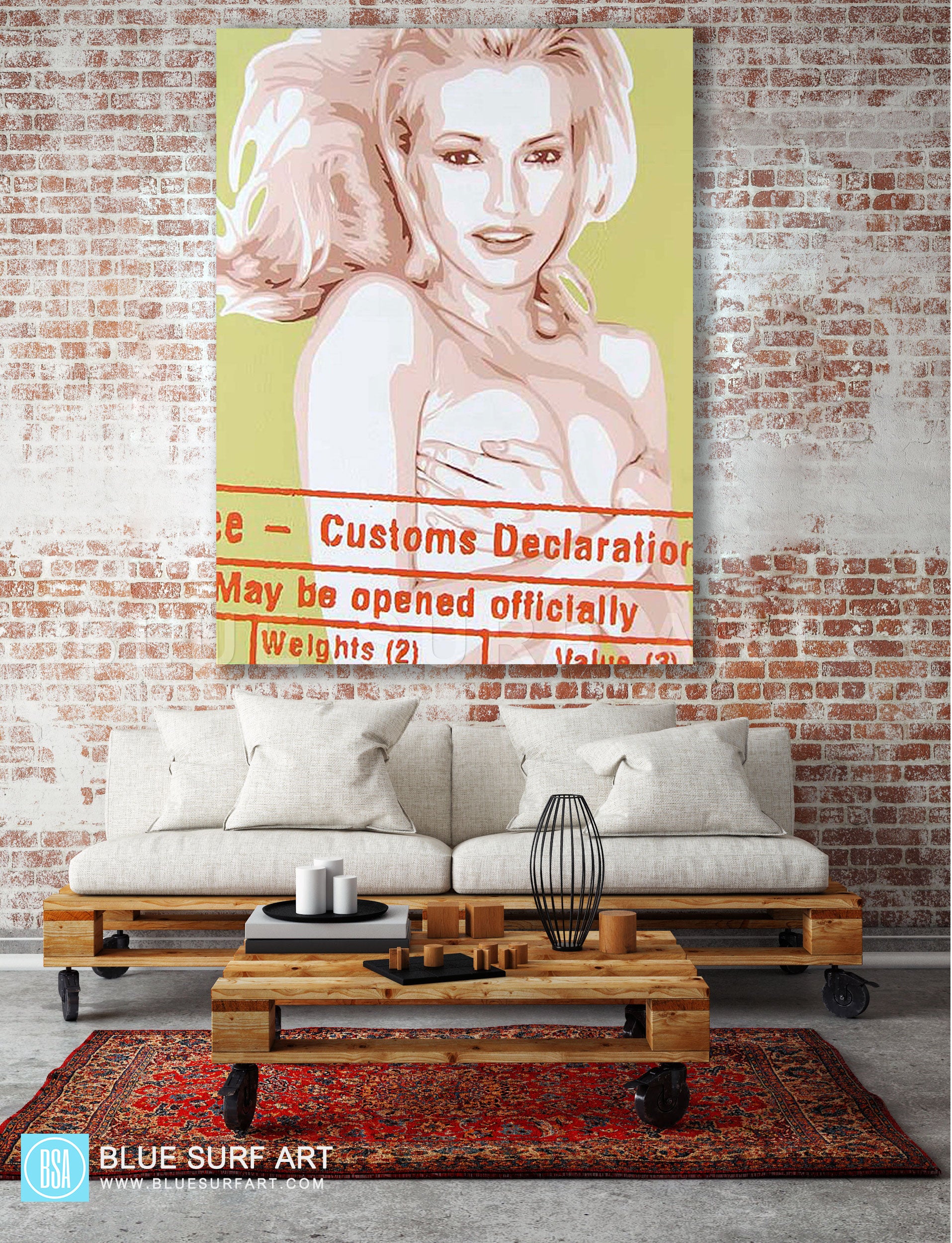 Vintage Look III on painting on canvas