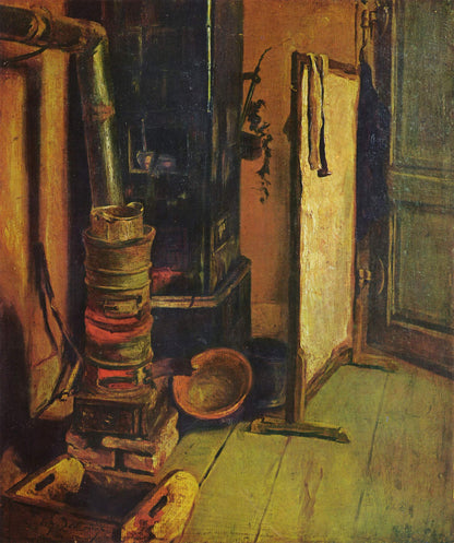 A corner of the studio by Eugène Delacroix Reproduction Painting by Blue Surf Art