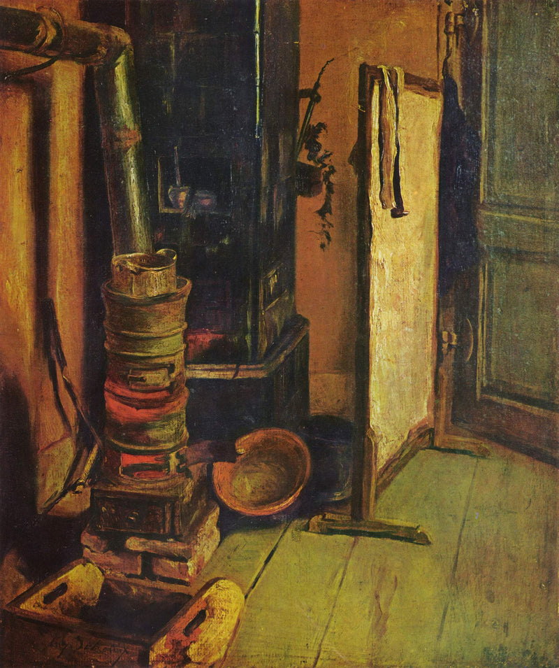 A corner of the studio by Eugène Delacroix Reproduction Painting by Blue Surf Art