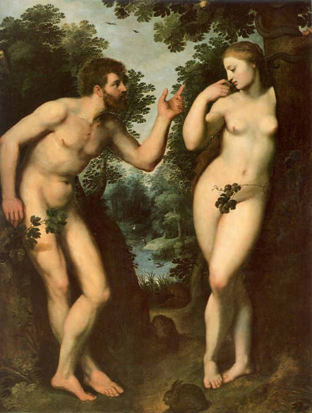 Adam and Eve by Peter Paul Rubens Reproduction Oil Painting on Canvas