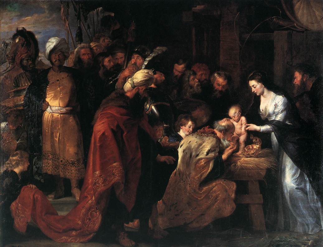 Adoration of the Magi by Peter Paul Rubens Reproduction Oil Painting on Canvas