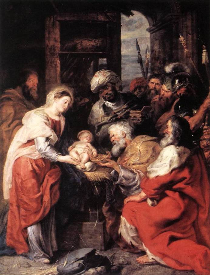 Adoration of the Magi by Peter Paul Rubens Reproduction Oil Painting on Canvas