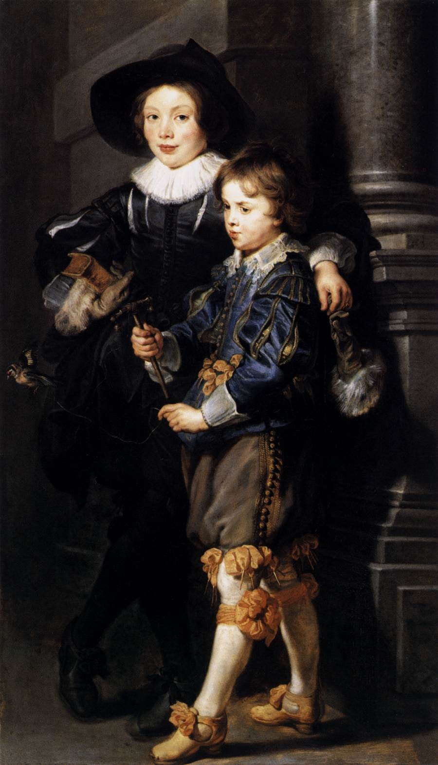Albert and Nicolaas Rubens by Peter Paul Rubens Reproduction Oil Painting on Canvas