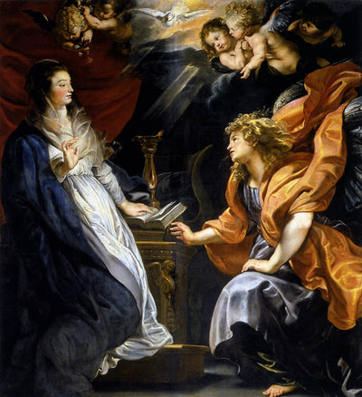 Annunciation by Peter Paul Rubens Reproduction Oil Painting on Canvas