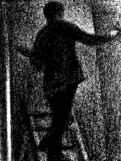 Artist at work by Georges Seurat Reproduction Painting by Blue Surf Art