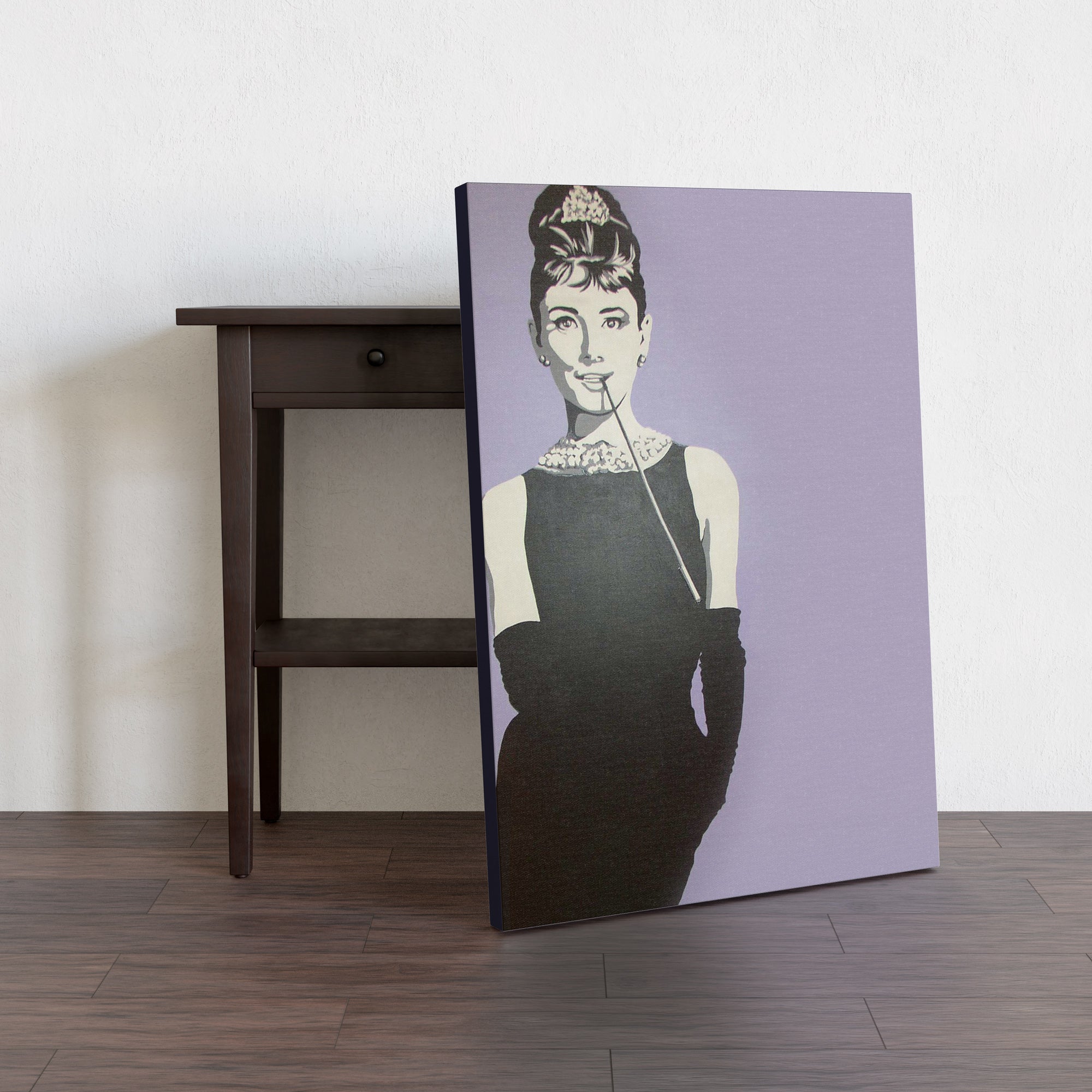 Audrey Hepburn Wall Art Breakfast at Tiffany Pop Art Handmade Painting 4