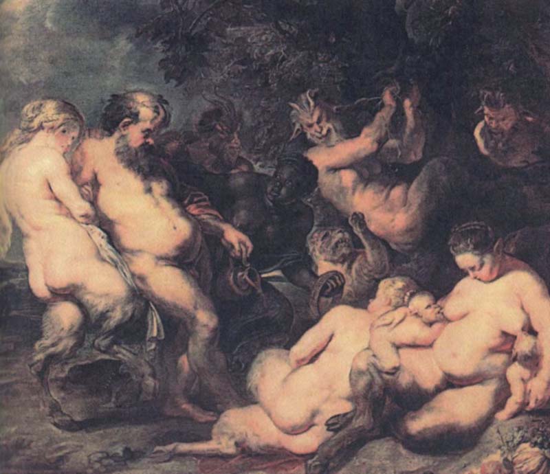 Bacchanale by Peter Paul Rubens Reproduction Oil Painting on Canvas