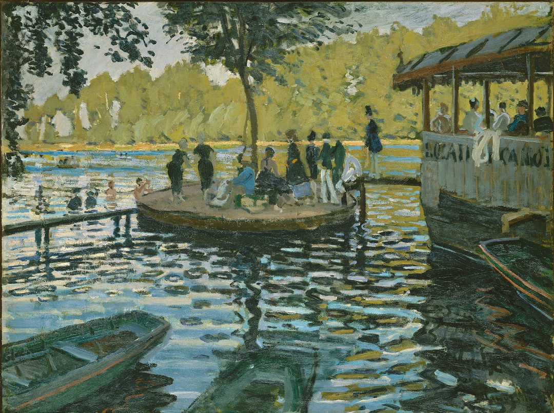 "La Grenouillere" by Claude Monet