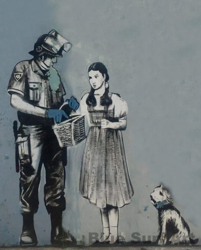 Banksy Dorothy Search Handmade Oil on Canvas