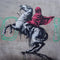 Banksy Horse with Girl and Red Cloth Street Art  for Sale Original Oil Painting on Canvas