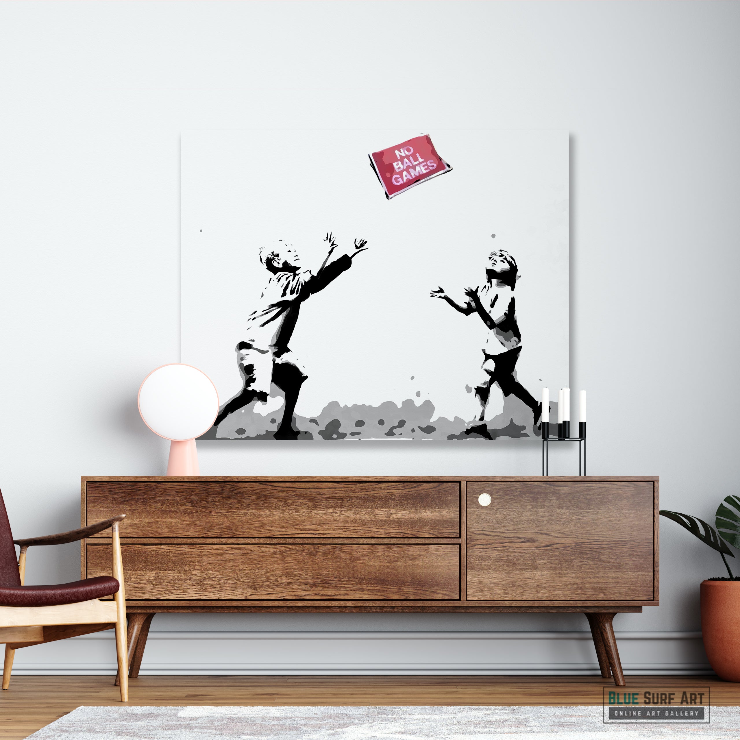No Ball Games Banksy Street Art, Banksy Canvas Art, Banksy Paintings