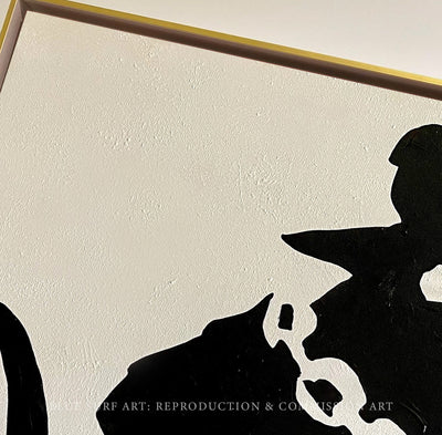 Banksy Rat Thug Banksy Wall Art Handmade Oil on Canvas Banksy for Sale - details