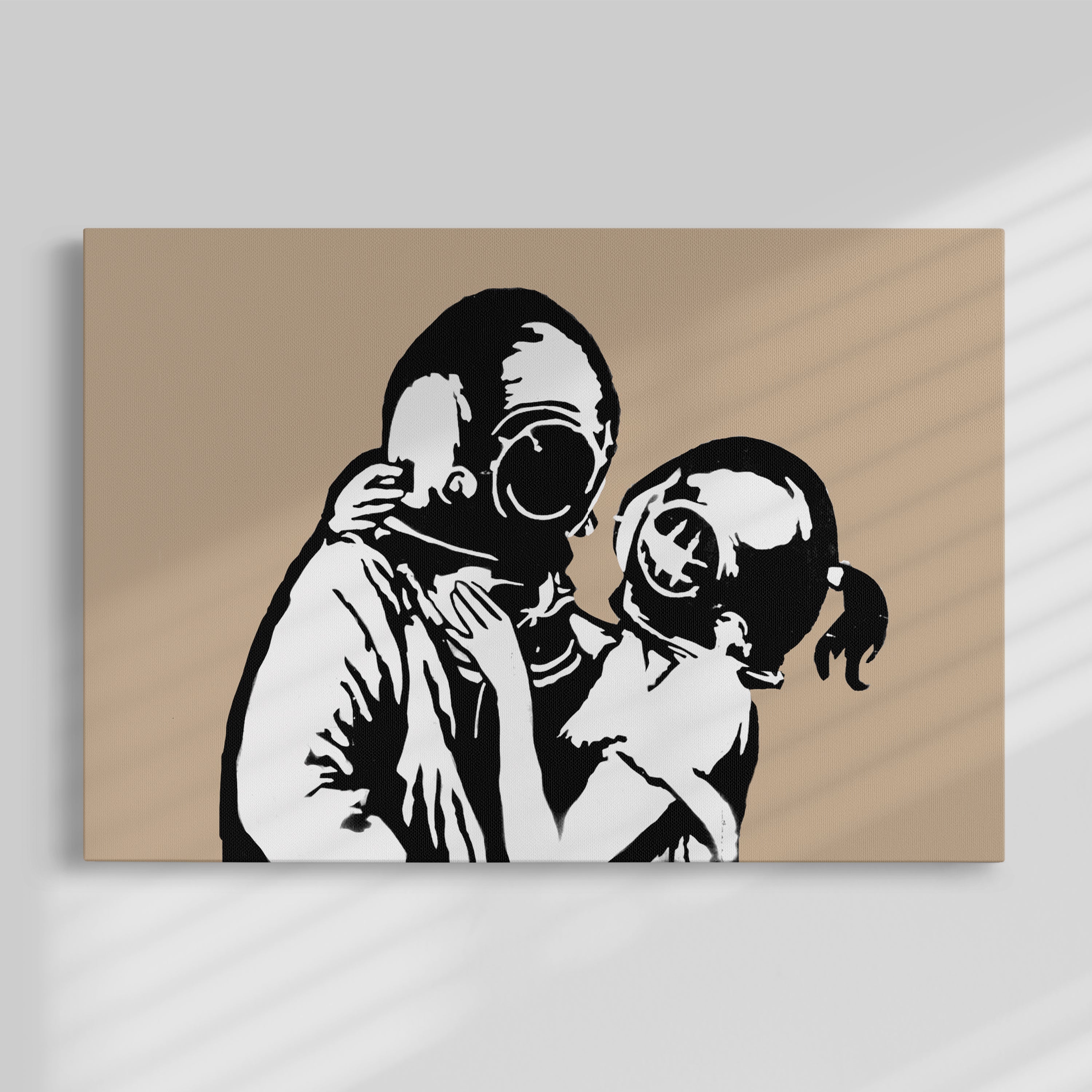 Banksy Think Tank Painting by Blue Surf Art
