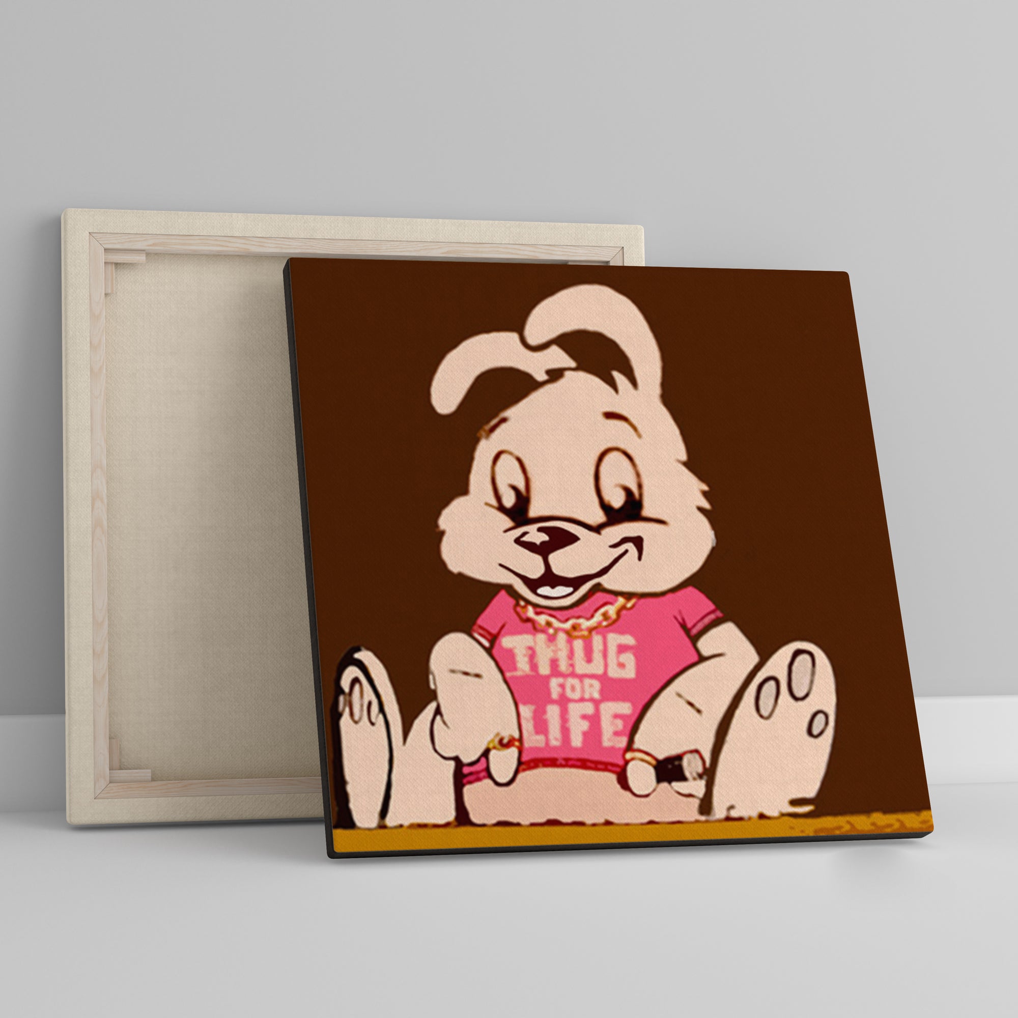 Banksy Thug For Life Bunny