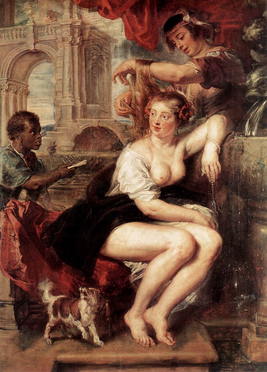 Bathsheba at the Fountain by Peter Paul Rubens Reproduction Oil Painting on Canvas