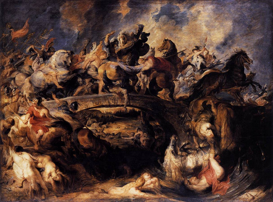 Battle of the Amazons by Peter Paul Rubens Reproduction Oil Painting on Canvas