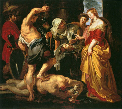 Beheading of St. John the Baptist by Peter Paul Rubens Reproduction Oil Painting on Canvas