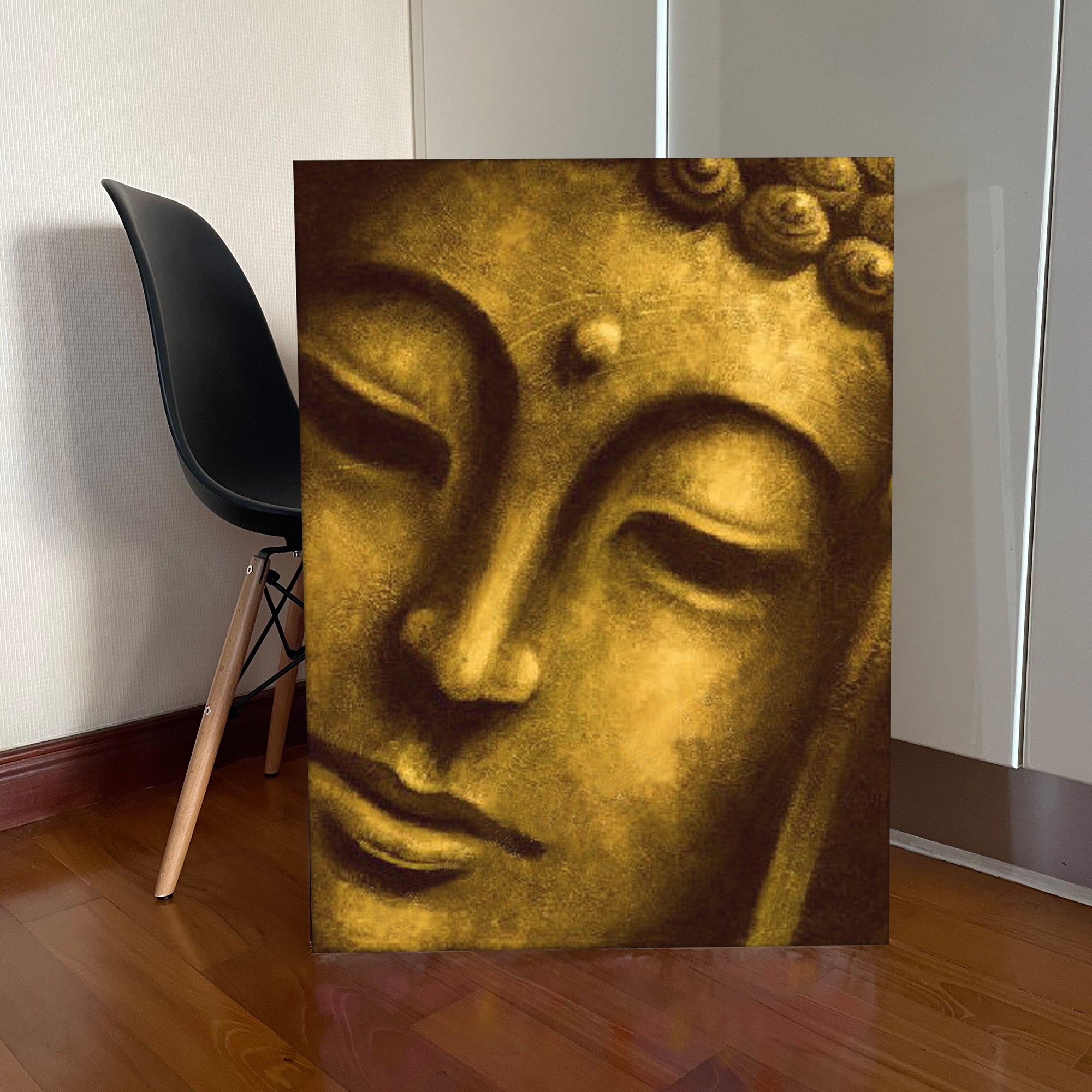 Showcase-Gold Buddha Portrait with Extra Texture