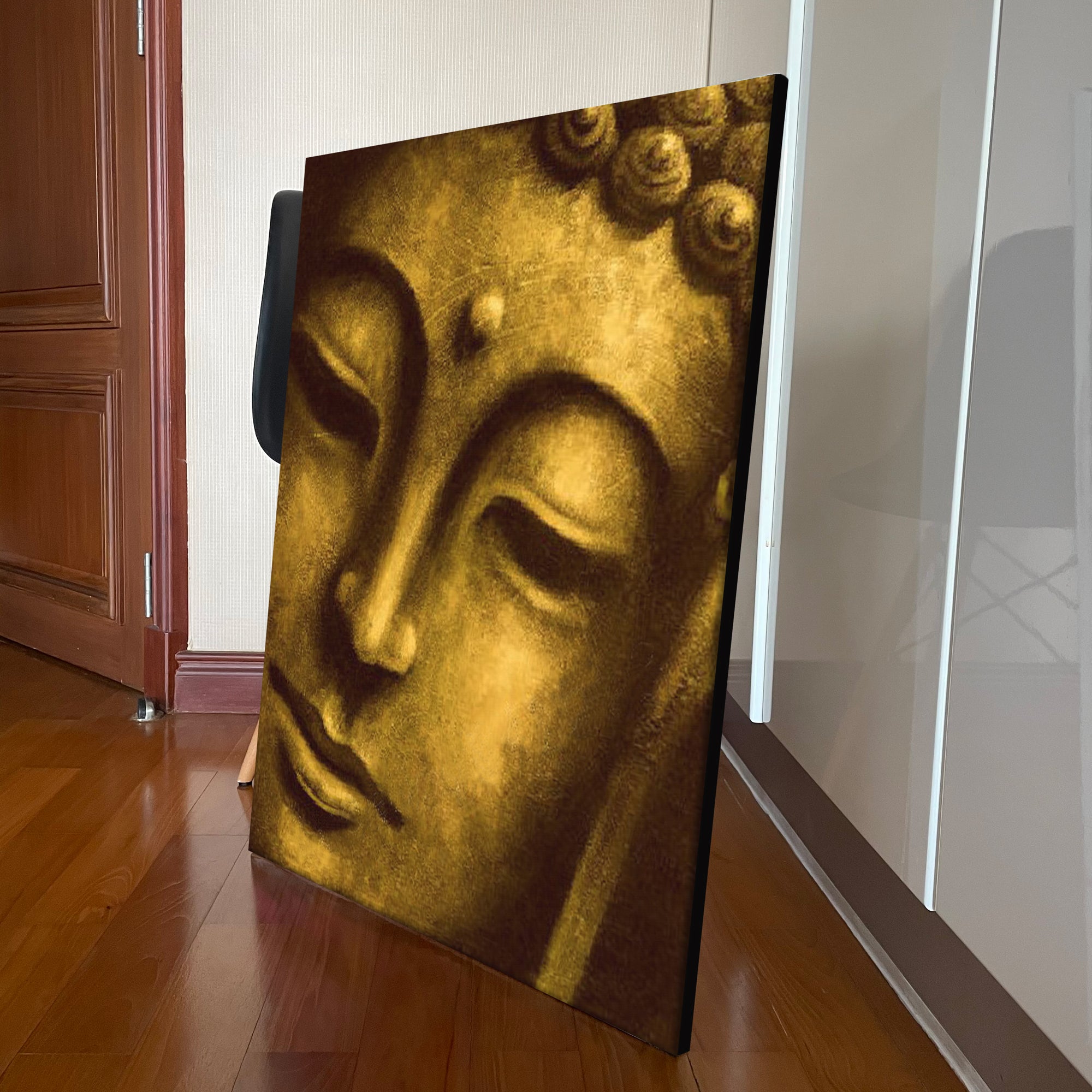 Showcase-Gold Buddha Portrait with Extra Texture