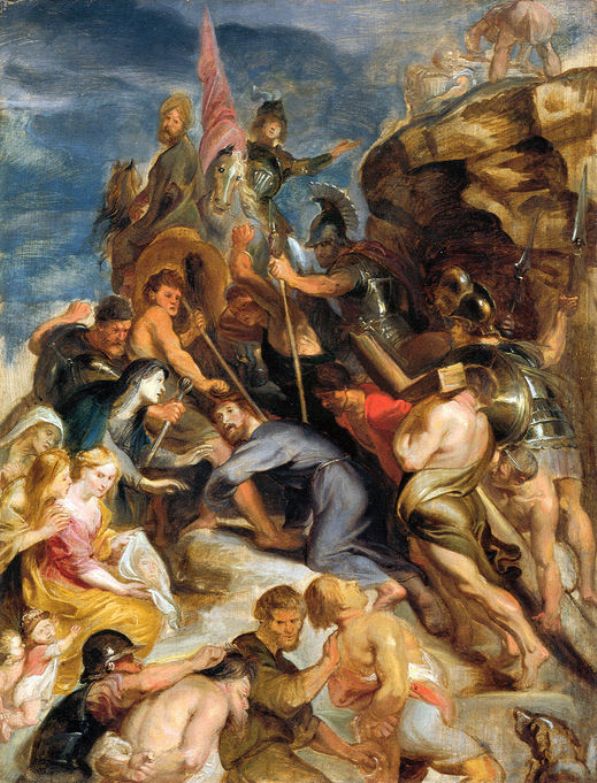 Carrying the Cross by Peter Paul Rubens Reproduction Oil Painting on Canvas