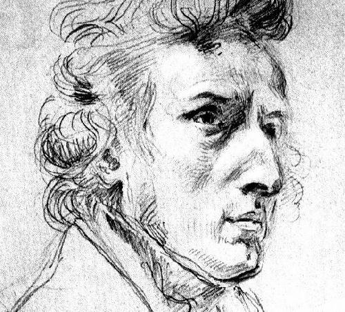 Chopin by Eugène Delacroix Reproduction Painting by Blue Surf Art