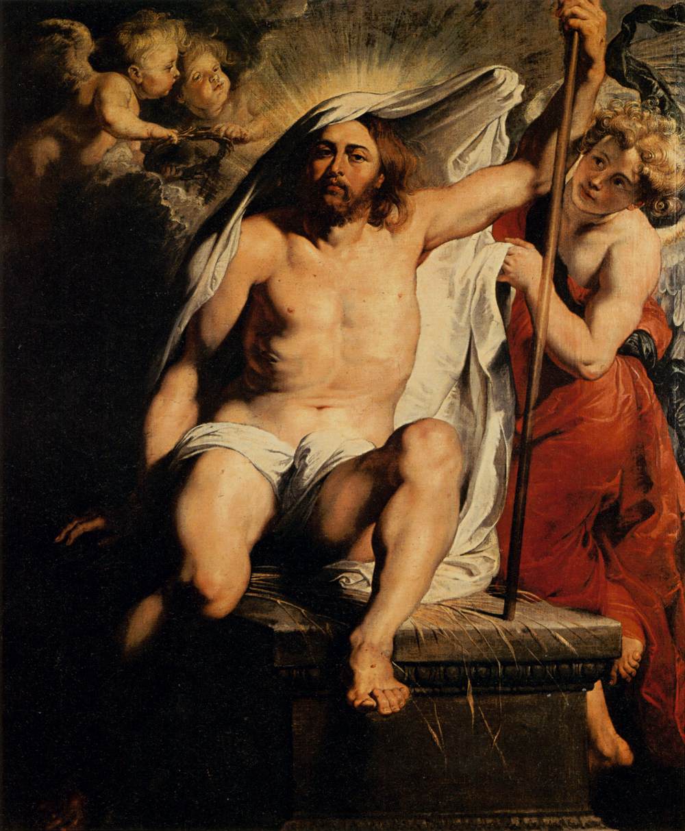 Christ Resurrected by Peter Paul Rubens Reproduction Oil Painting on Canvas
