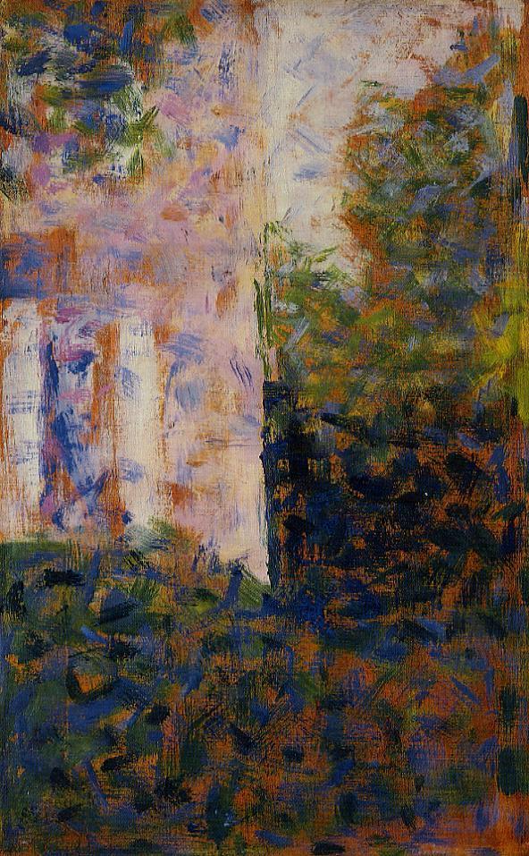 Corner of a House by Georges Seurat Reproduction Painting by Blue Surf Art