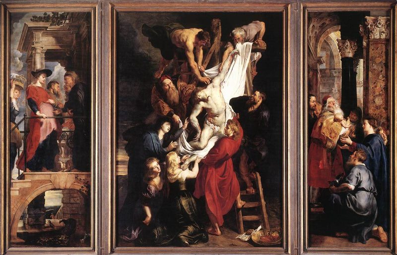 Descent from the Cross by Peter Paul Rubens Reproduction Oil Painting on Canvas