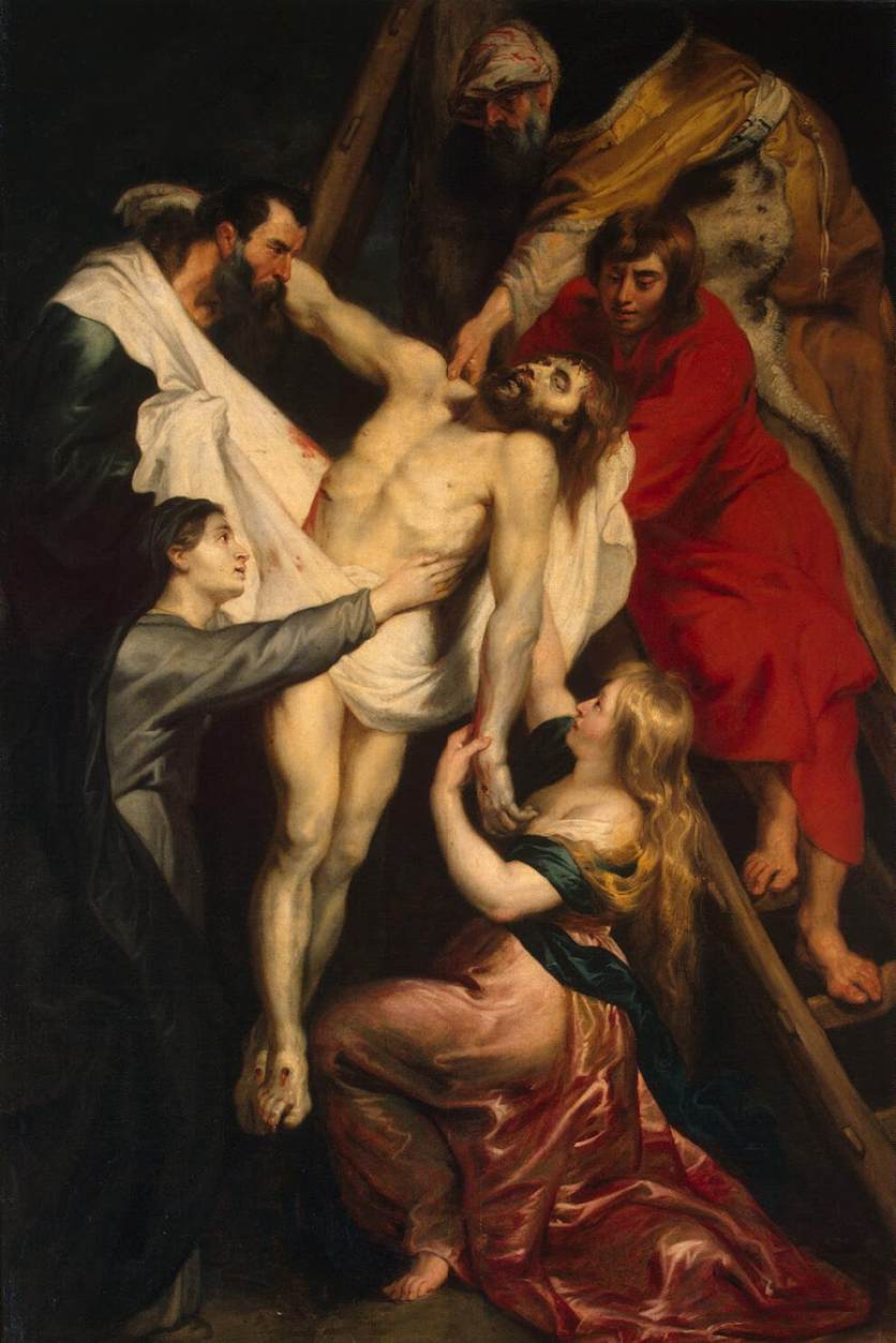 Descent from the Cross by Peter Paul Rubens Reproduction Oil Painting on Canvas