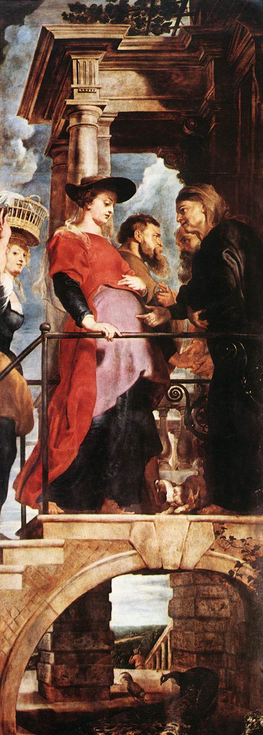 Descent from the Cross (left wing) by Peter Paul Rubens Reproduction Oil Painting on Canvas