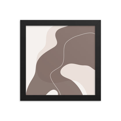 Minimalist Poster Matte Paper with Frame #2
