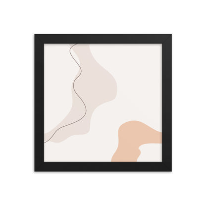 Minimalist Poster Matte Paper with Frame #3
