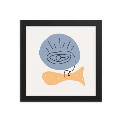 Minimalist Poster Matte Paper with Frame #6