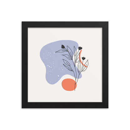 Minimalist Poster Matte Paper with Frame #7
