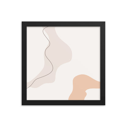 Minimalist Poster Matte Paper with Frame #3