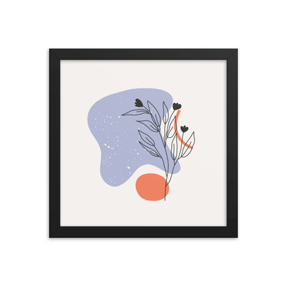 Minimalist Poster Matte Paper with Frame #7