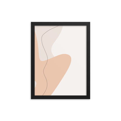 Minimalist Poster Matte Paper with Frame #1