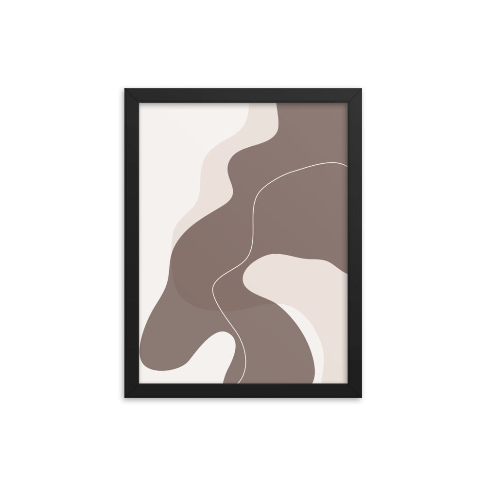 Minimalist Poster Matte Paper with Frame #2
