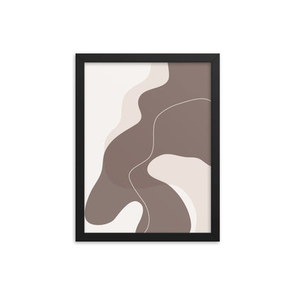 Minimalist Poster Matte Paper with Frame #2