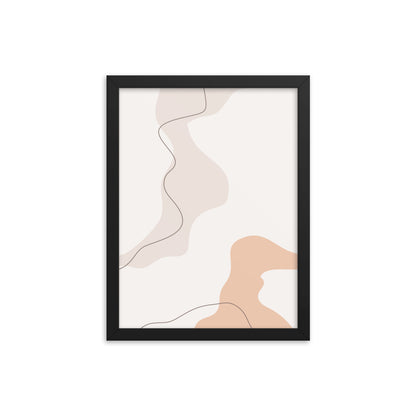 Minimalist Poster Matte Paper with Frame #3