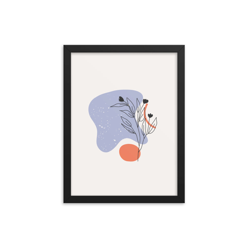 Minimalist Poster Matte Paper with Frame #7