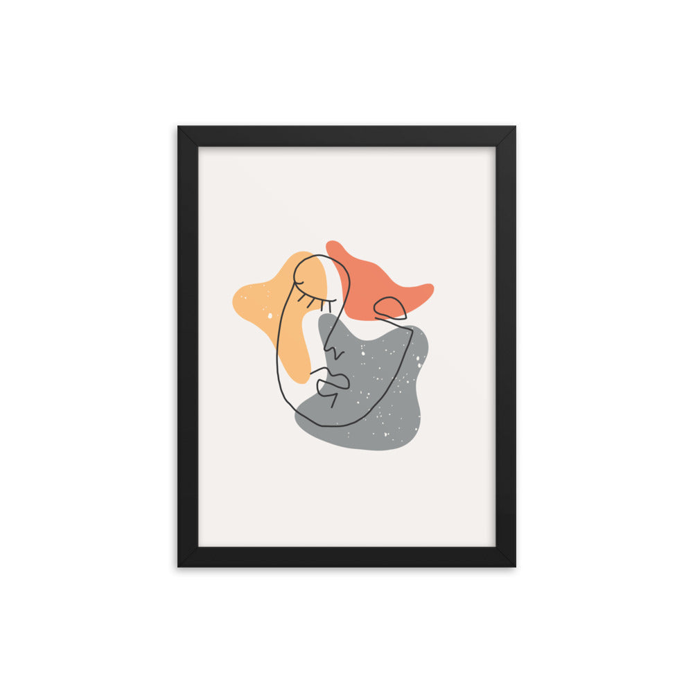 Minimalist Poster Matte Paper with Frame #8
