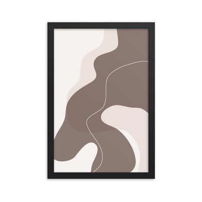 Minimalist Poster Matte Paper with Frame #2